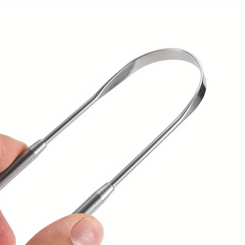 Ensemble de gratte-langue en acier inoxydable pour une haleine fraîche – kit d’outils de soins bucco-dentaires inodores avec boîte cadeau